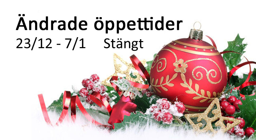 1214-0109 Öppettider under jul